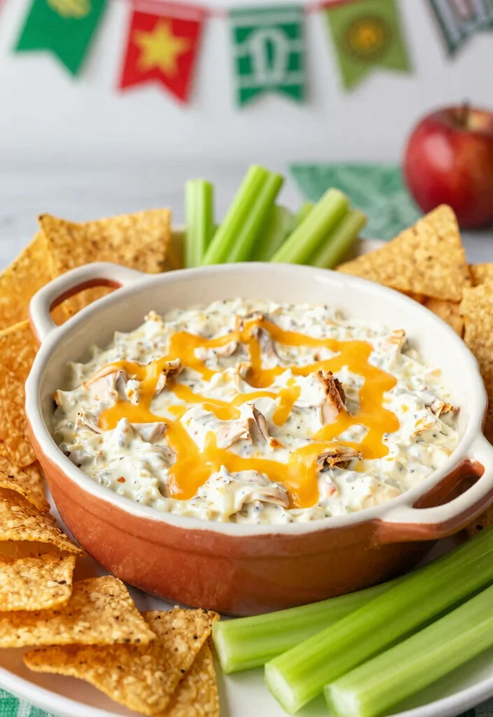 17 Cream Cheese Dip Recipes Rich Smooth and Delicious - 12. Buffalo Chicken Cream Cheese Dip 1