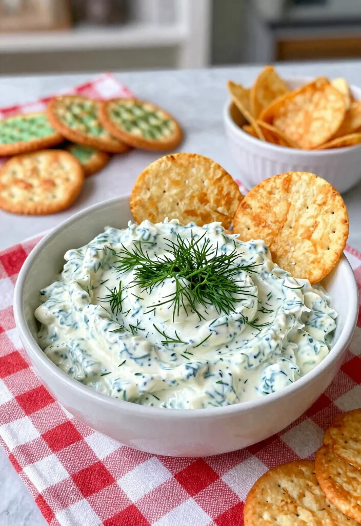 17 Cream Cheese Dip Recipes Rich Smooth and Delicious - 14. Dill Pickle Cream Cheese Dip 1
