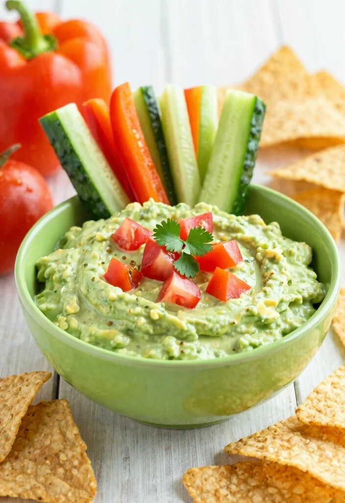 17 Cream Cheese Dip Recipes Rich Smooth and Delicious - 16. Creamy Avocado and Cream Cheese Dip 1