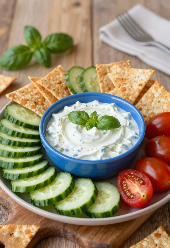 17 Cream Cheese Dip Recipes Rich Smooth and Delicious - 6. Mediterranean Cream Cheese Dip 1