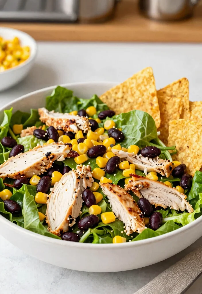 17 Crockpot Chicken Recipes: Mexican Bold Family Favorites - 11. Southwestern Chicken Salad 1