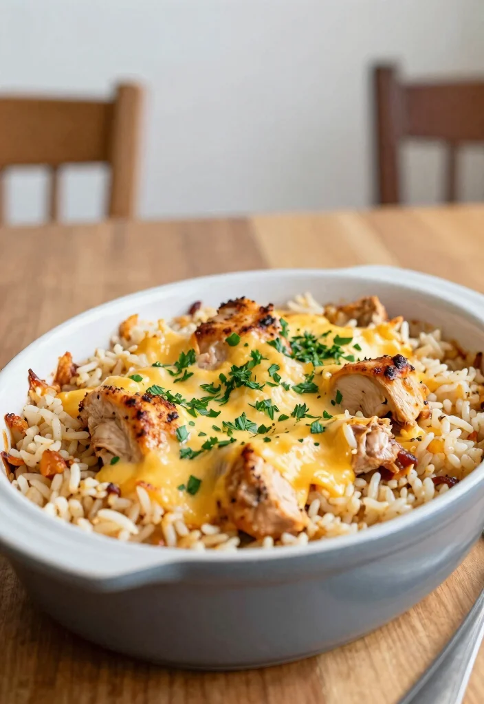 17 Crockpot Chicken Recipes: Mexican Bold Family Favorites - 14. Chicken and Rice Casserole 1
