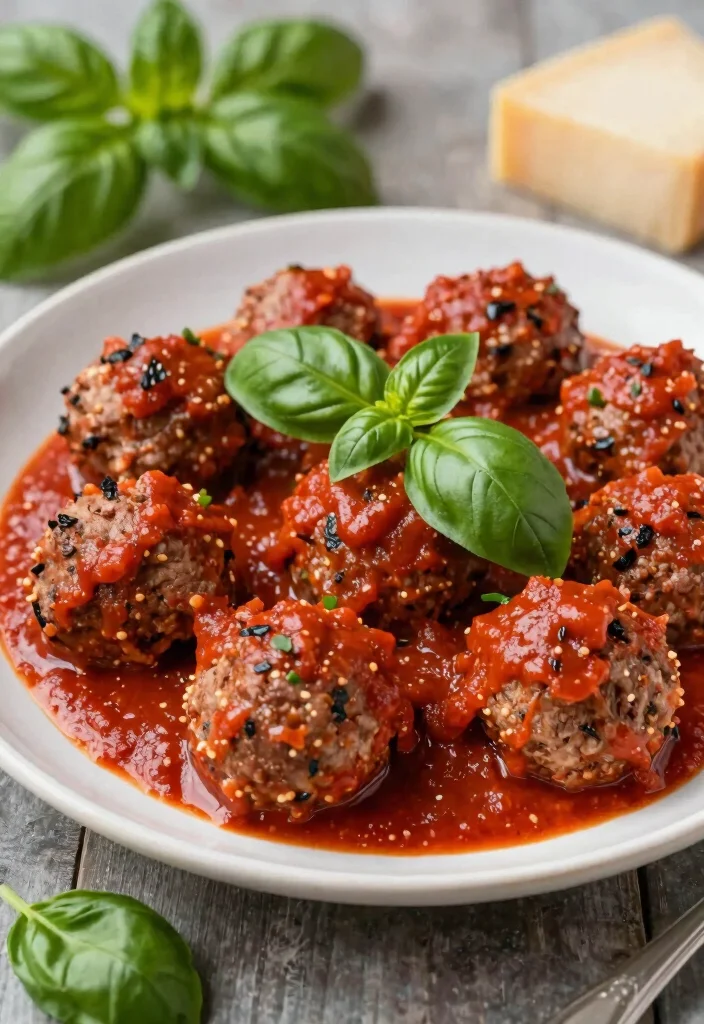 17 Crockpot Low Carb Recipes Flavorful Keto Friendly - 12. Italian Meatballs 1