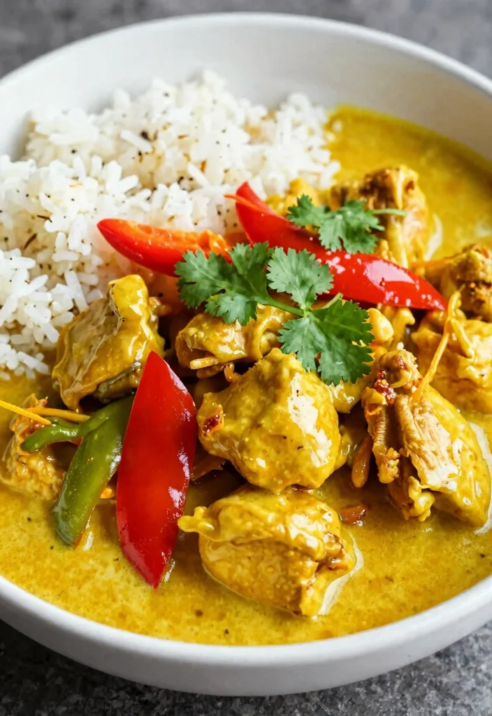 17 Crockpot Low Carb Recipes Flavorful Keto Friendly - 14. Thai Coconut Curry Chicken 1