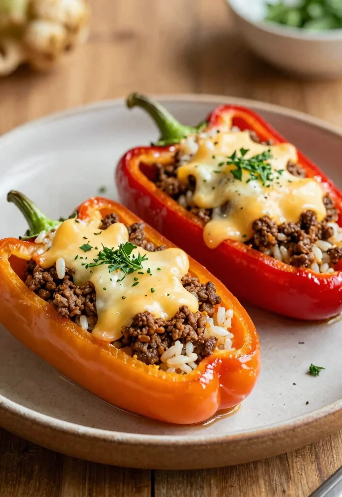 17 Crockpot Low Carb Recipes Flavorful Keto Friendly - 15. Stuffed Peppers 1