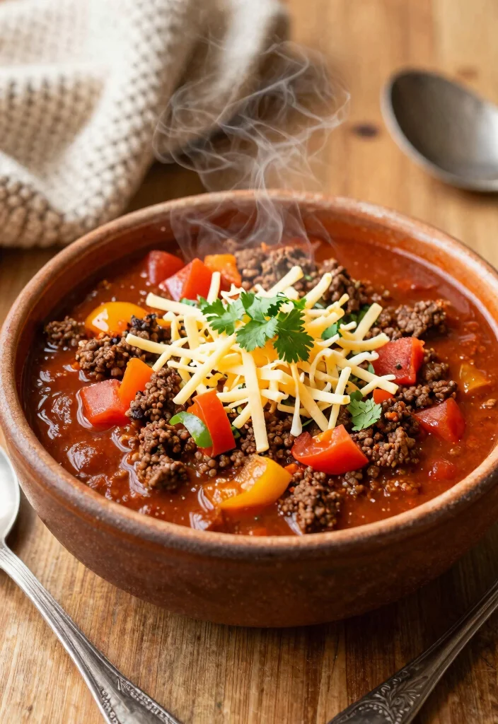 17 Crockpot Low Carb Recipes Flavorful Keto Friendly - 3. Keto Chili 1