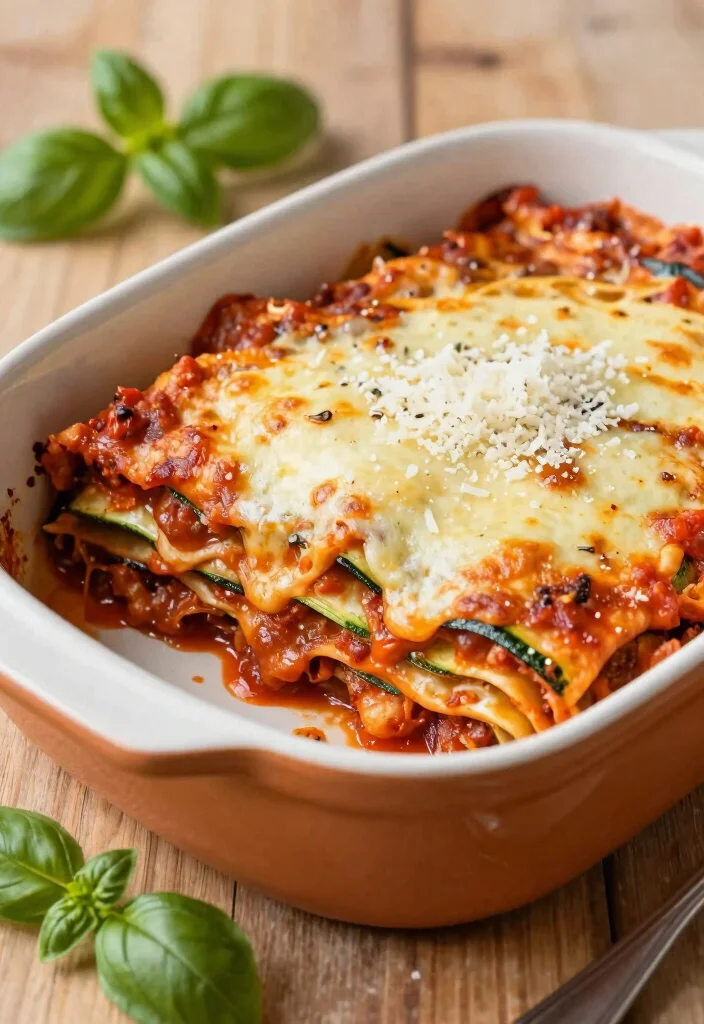 17 Crockpot Low Carb Recipes Flavorful Keto Friendly - 6. Zucchini Lasagna 1