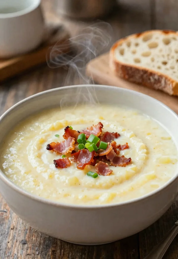 17 Crockpot Recipes: Easy, Cheap Budget-Friendly Meals - 13. Potato Soup 1