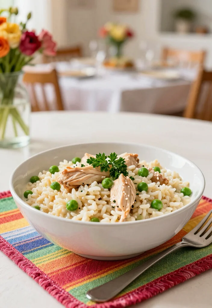 17 Crockpot Recipes: Easy, Cheap Budget-Friendly Meals - 2. Creamy Chicken and Rice 1