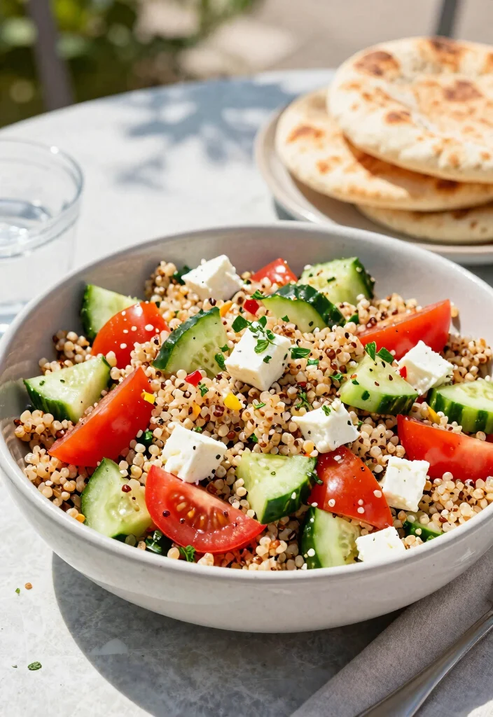 17 Crockpot Recipes: Easy, Cheap Budget-Friendly Meals - 9. Mediterranean Quinoa Salad 1