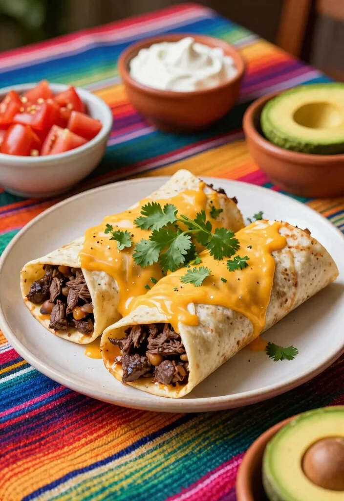 17 Crockpot Recipes Ground Beef Easy Family Dinners - 10. Beef and Bean Burritos 1