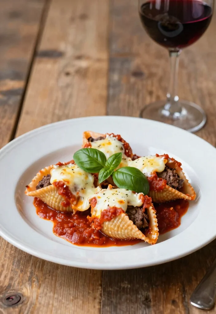 17 Crockpot Recipes Ground Beef Easy Family Dinners - 13. Beef and Cheese Stuffed Shells 1