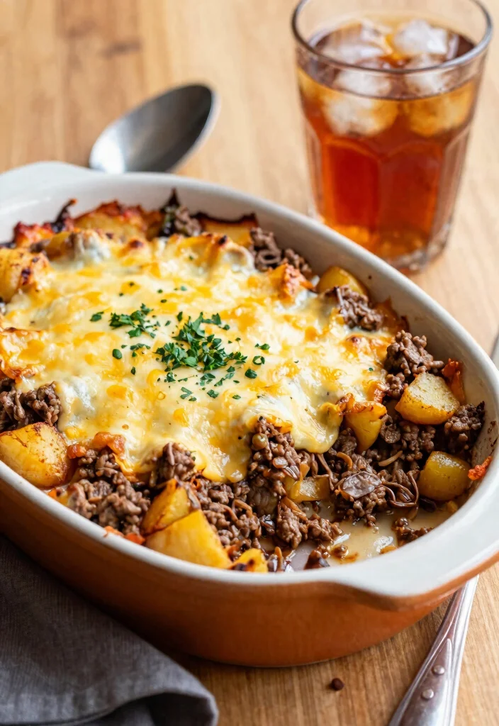 17 Crockpot Recipes Ground Beef Easy Family Dinners - 14. Ground Beef and Potato Casserole 1