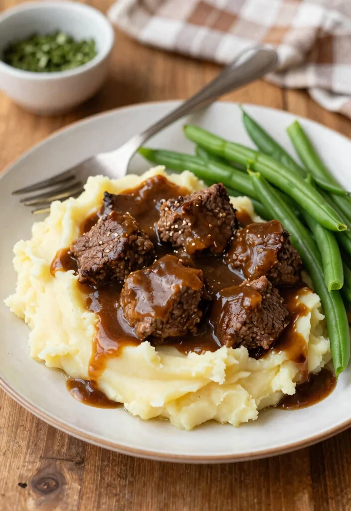 17 Crockpot Round Steak Recipes for Budget-Friendly Comfort - 1. Classic Slow Cooker Round Steak with Gravy 1