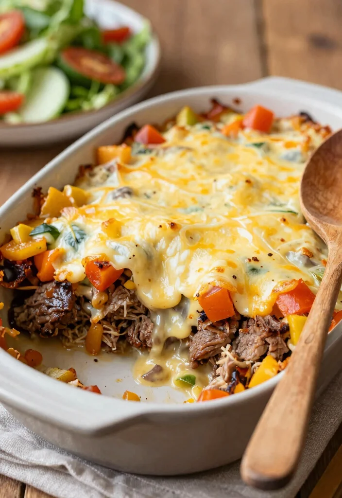 17 Crockpot Round Steak Recipes for Budget-Friendly Comfort - 10. Round Steak Casserole 1