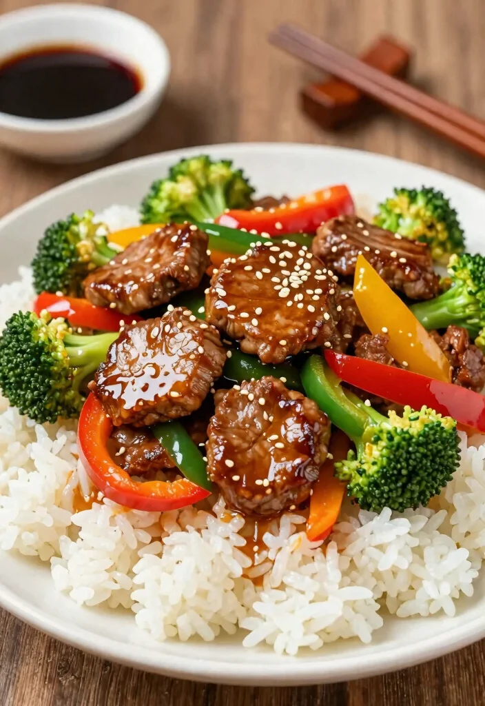 17 Crockpot Round Steak Recipes for Budget-Friendly Comfort - 2. Honey Garlic Round Steak Stir-Fry 1