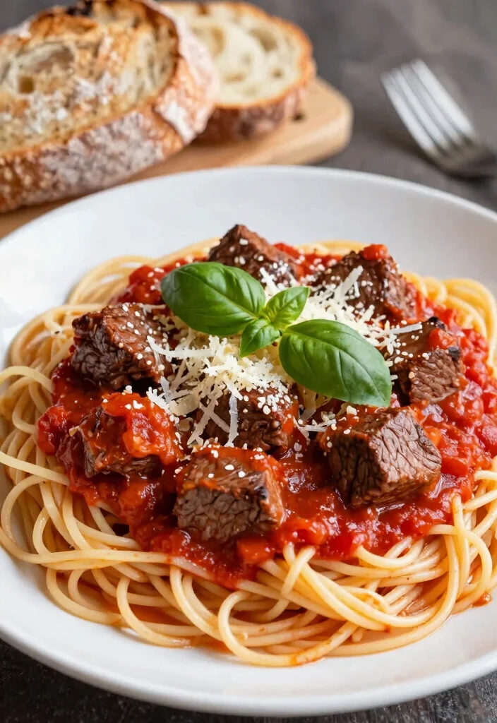 17 Crockpot Round Steak Recipes for Budget-Friendly Comfort - 6. Round Steak in Tomato Sauce 1
