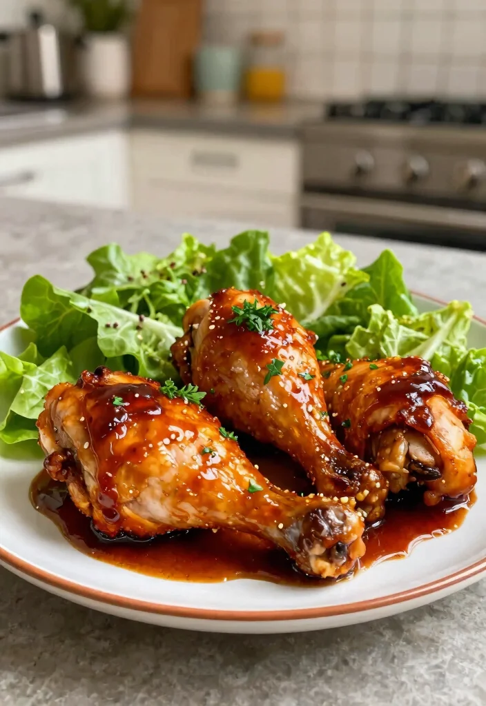 17 Flavor-Packed Crockpot Chicken Leg Recipes for Healthy Meal Prep - 10. Balsamic Glazed Chicken Legs 1