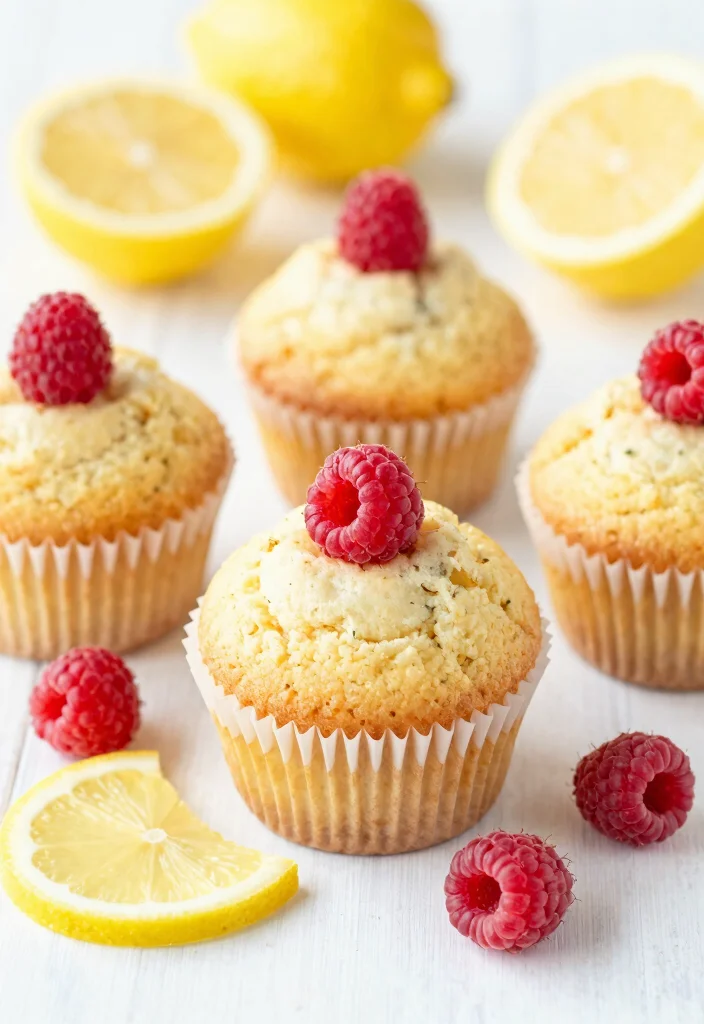 17 Gluten Free Muffins Recipes: Soft Grab and Go Treats - 16. Raspberry Lemonade Muffins 1