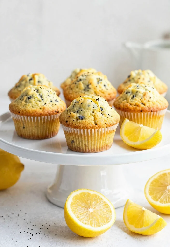 17 Gluten Free Muffins Recipes: Soft Grab and Go Treats - 8. Lemon Poppy Seed Muffins 1