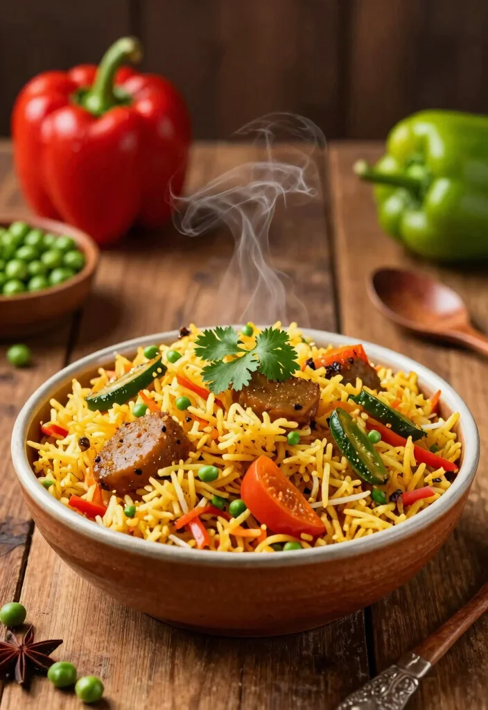 18 Aroma Rice Cooker Recipes: Easy One Pot Meals - 1. Flavorful Vegetable Biryani 1