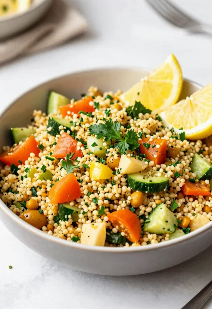 18 Aroma Rice Cooker Recipes: Easy One Pot Meals - 17. Veggie-Packed Couscous Salad 1