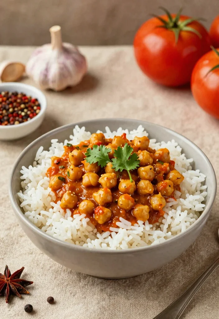 18 Aroma Rice Cooker Recipes: Easy One Pot Meals - 3. Spicy Chickpea Curry 1