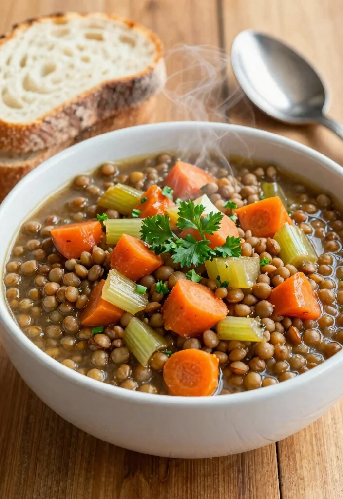 18 Aroma Rice Cooker Recipes: Easy One Pot Meals - 6. Delicious Lentil Stew 1