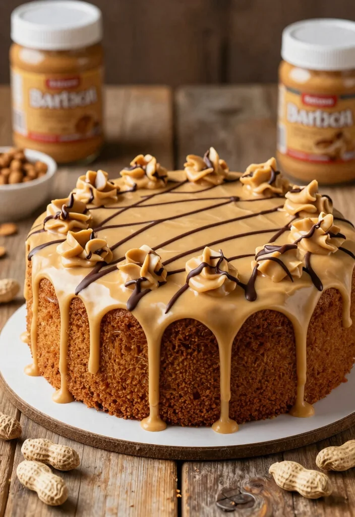 18 Cake Recipes From Scratch: Classic Homemade Favorites - 11. Delicious Peanut Butter Cake 1