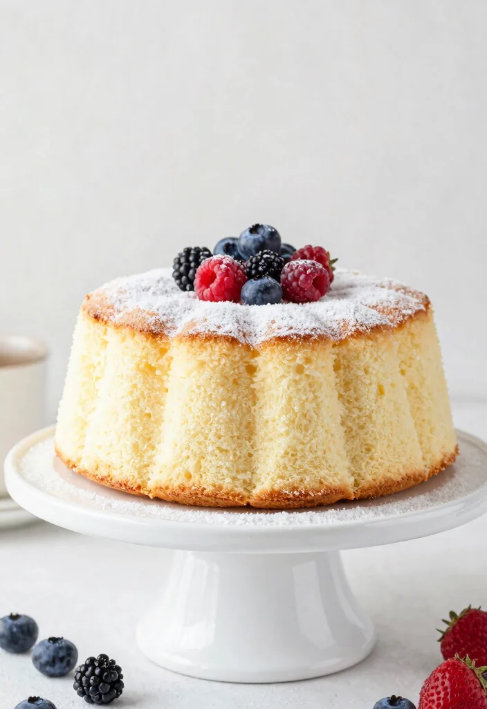 18 Cake Recipes From Scratch: Classic Homemade Favorites - 17. Light and Fluffy Angel Food Cake 1