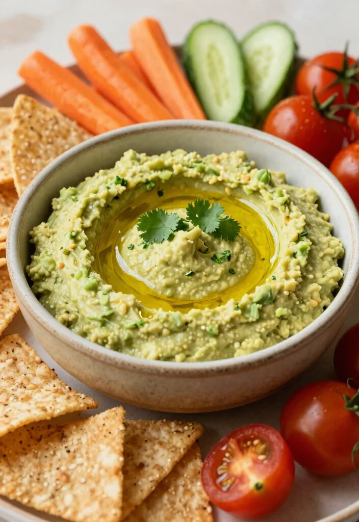 18 Chips and Dip Recipes Perfect for Any Gathering - 1. Creamy Avocado Hummus 1