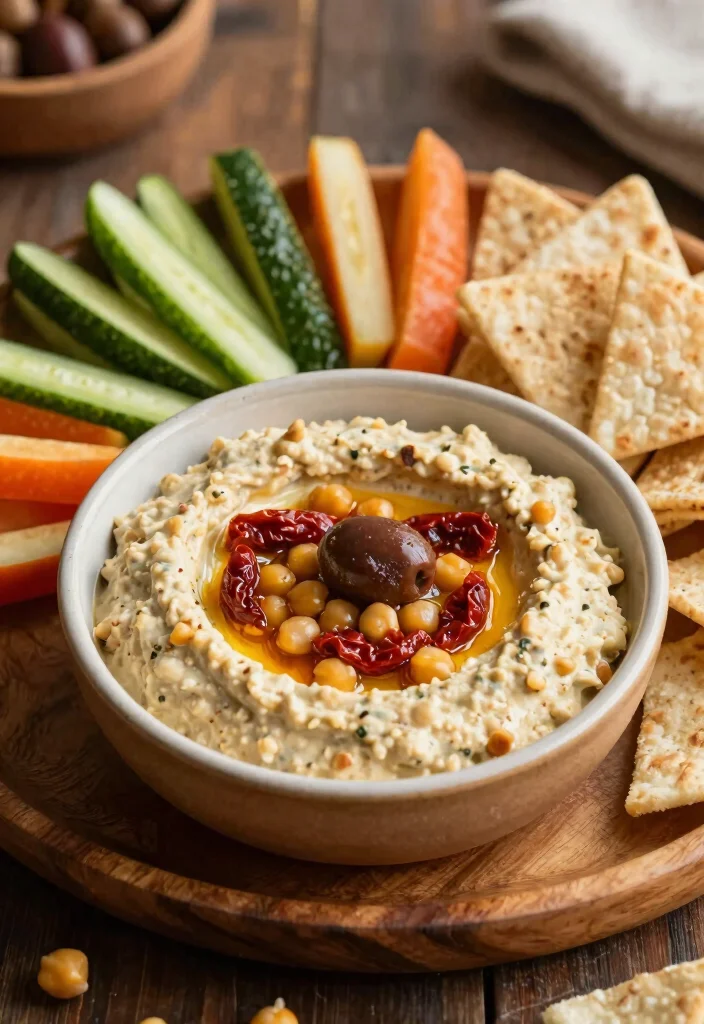 18 Chips and Dip Recipes Perfect for Any Gathering - 12. Mediterranean Chickpea Dip 1