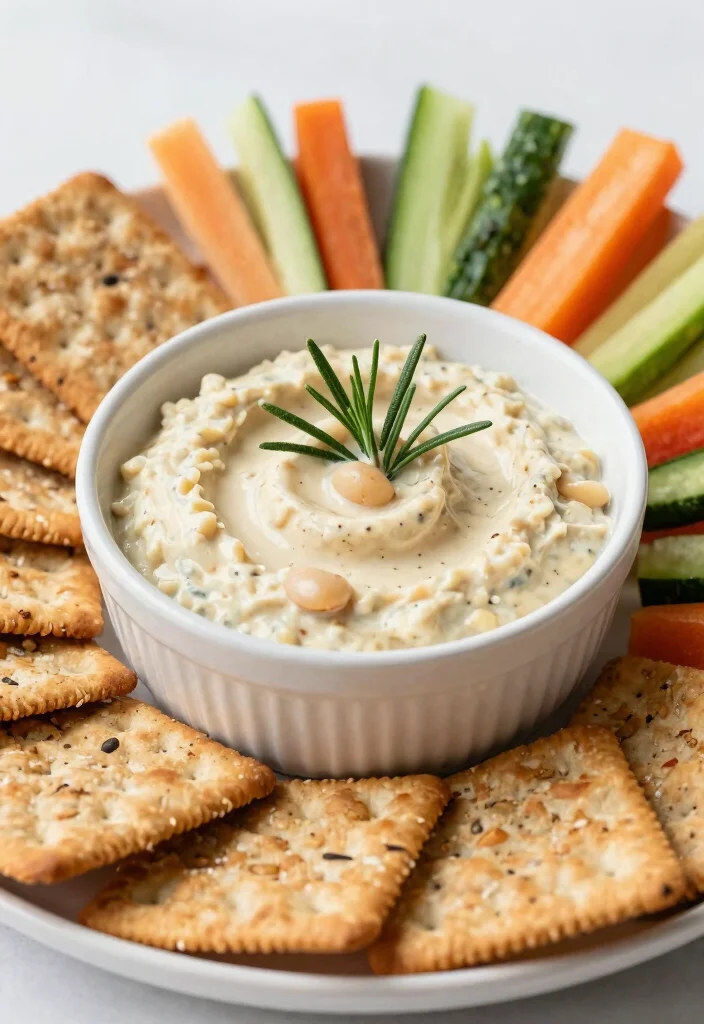 18 Chips and Dip Recipes Perfect for Any Gathering - 6. Garlicky White Bean Dip 1