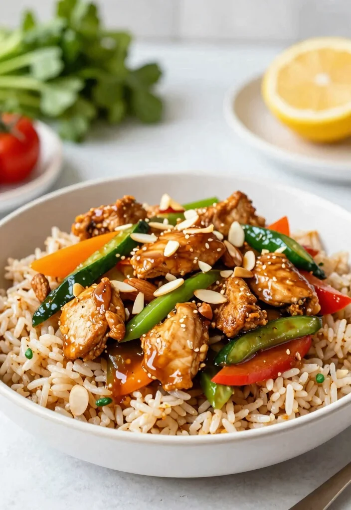 18 Crockpot Chicken Breast Recipes for Easy Juicy Results - 13. Almond Chicken Stir-Fry 1