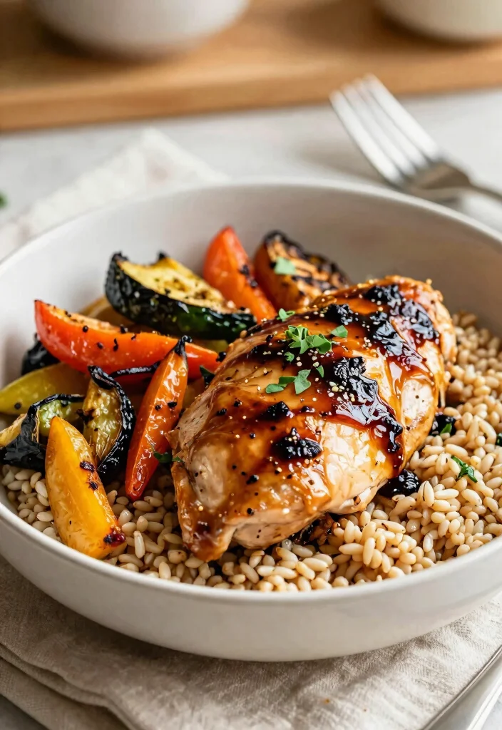 18 Crockpot Chicken Breast Recipes for Easy Juicy Results - 16. Balsamic Chicken with Vegetables 1