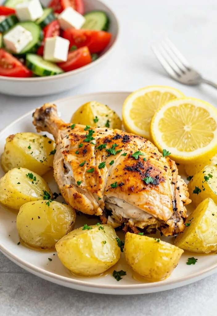 18 Crockpot Chicken Breast Recipes for Easy Juicy Results - 7. Greek Lemon Chicken and Potatoes 1