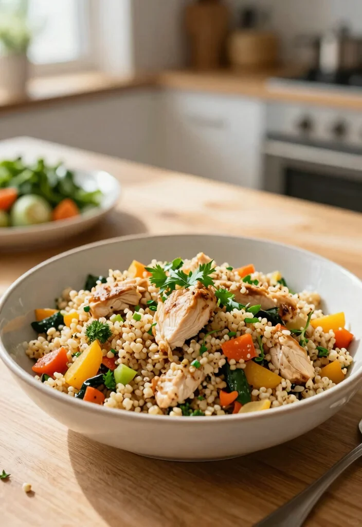 18 Crockpot Chicken Recipes Healthy Set and Forget - 18. Chicken and Quinoa Pilaf 1