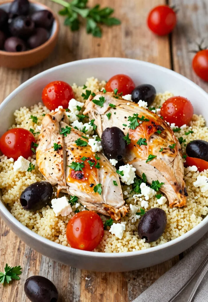 18 Crockpot Chicken Recipes Healthy Set and Forget - 9. Mediterranean Chicken 1
