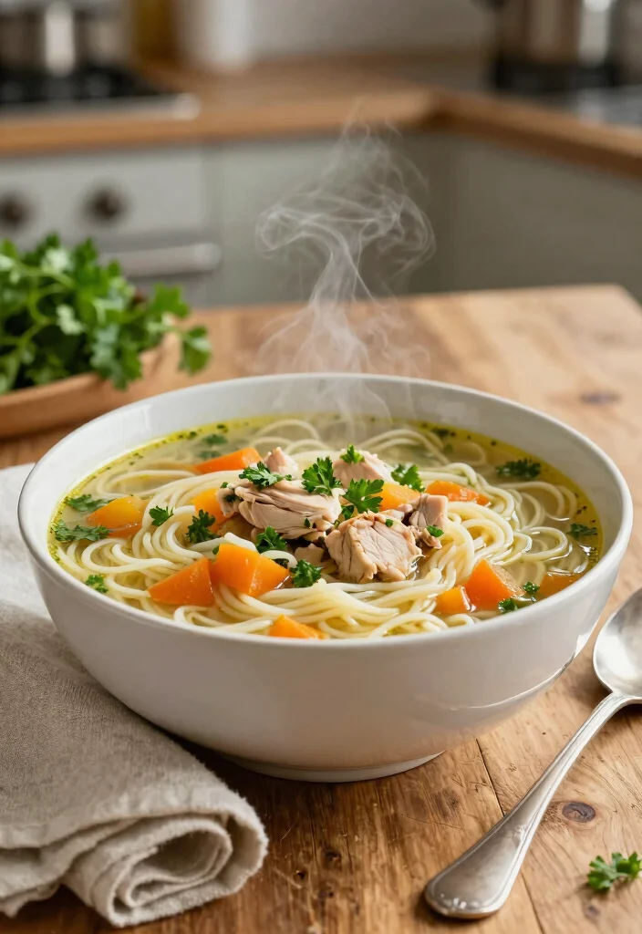 18 Crockpot Chicken Soup Recipes: Warm Nourishing Meals - 1. Classic Chicken Noodle Soup 1