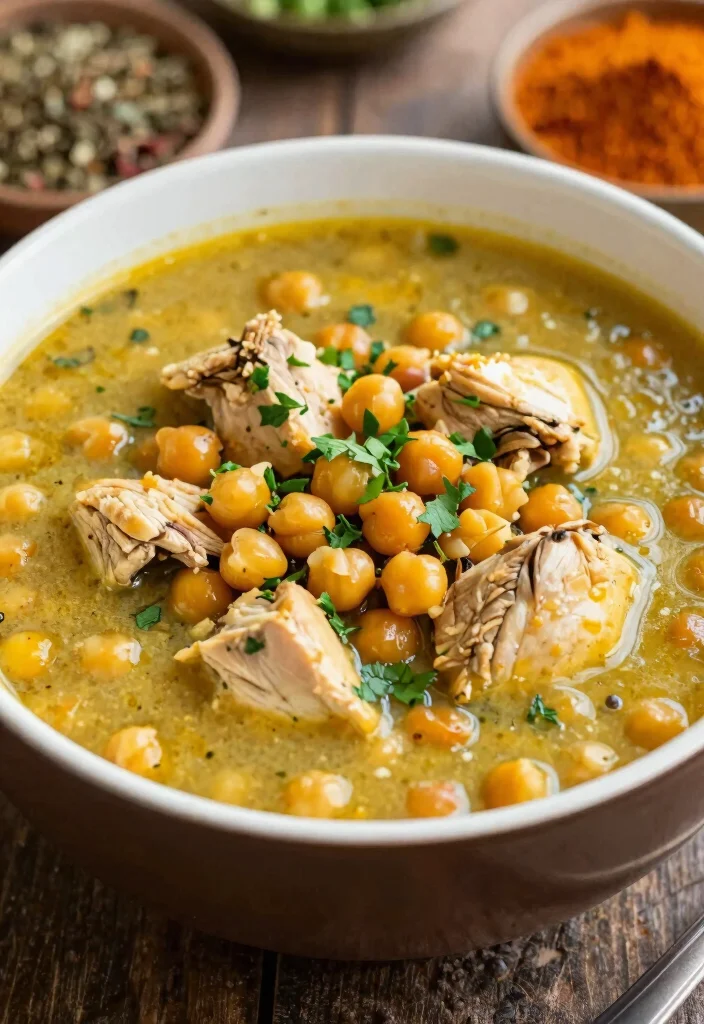18 Crockpot Chicken Soup Recipes: Warm Nourishing Meals - 10. Moroccan Chicken Soup 1