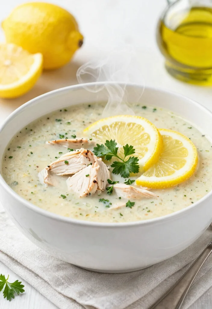 18 Crockpot Chicken Soup Recipes: Warm Nourishing Meals - 16. Greek Lemon Chicken Soup (Avgolemono) 1