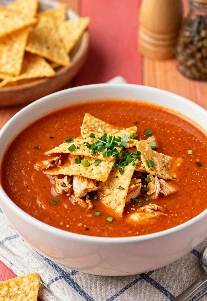 18 Crockpot Chicken Soup Recipes: Warm Nourishing Meals - 17. Spicy Chicken Tortilla Soup 1