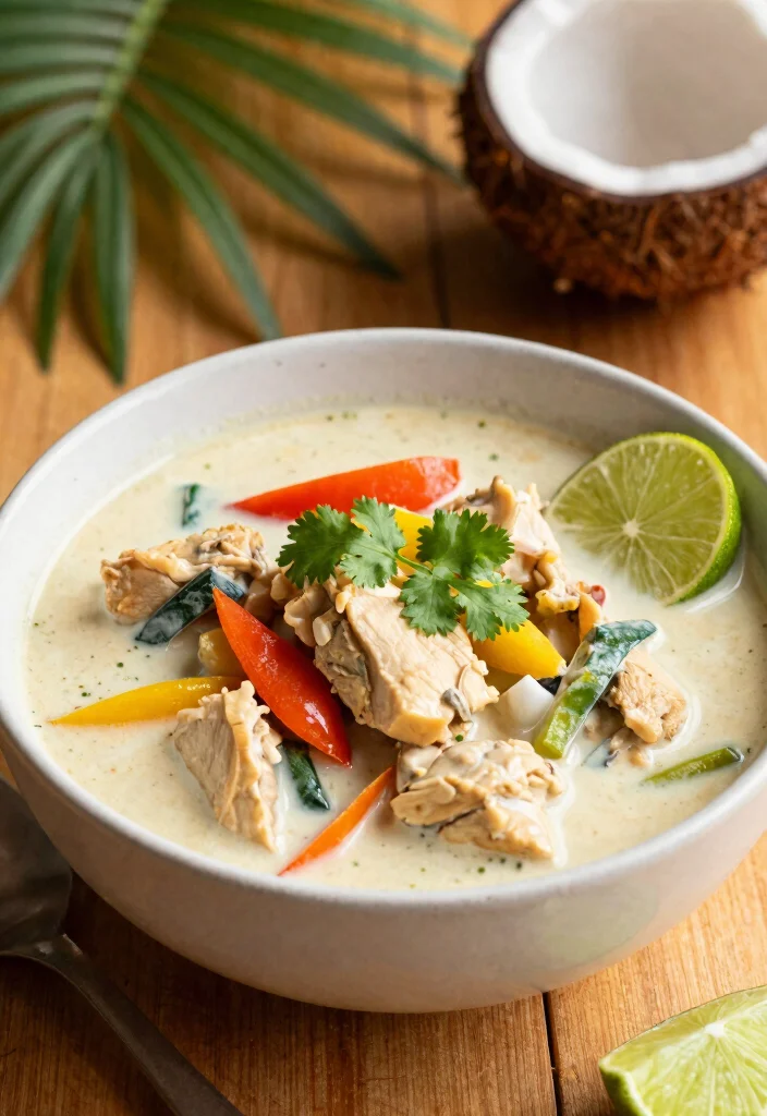 18 Crockpot Chicken Soup Recipes: Warm Nourishing Meals - 6. Coconut Curry Chicken Soup 1