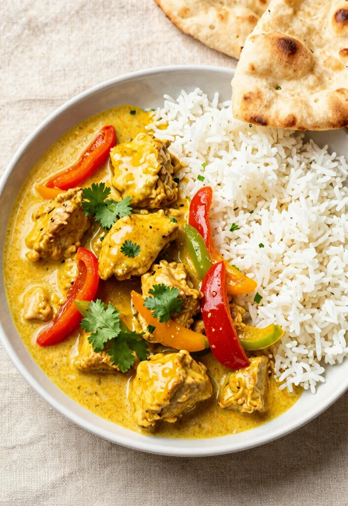 18 Crockpot Dump and Go Recipes No Prep Dinners - 15. Coconut Curry Chicken 1