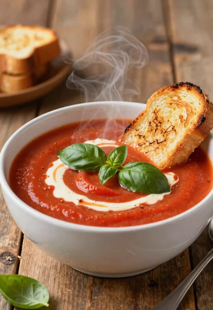 18 Crockpot Dump and Go Recipes No Prep Dinners - 17. Tomato Basil Soup 1