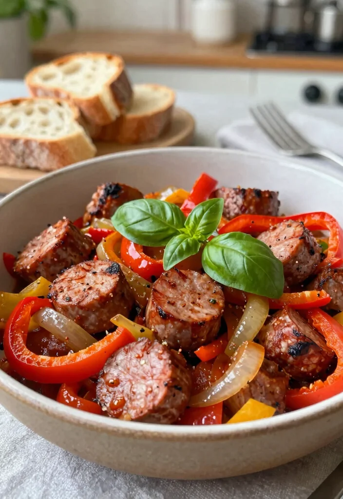 18 Crockpot Dump and Go Recipes No Prep Dinners - 6. Italian Sausage and Peppers 1