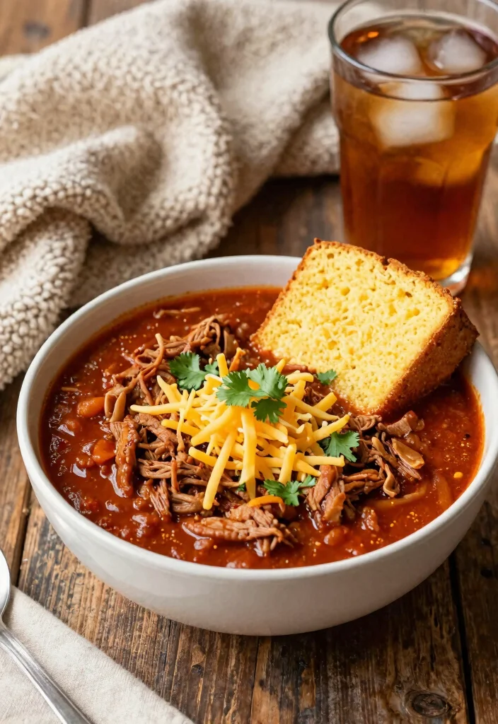 18 Crockpot Pulled Pork Recipes Perfect for Feeding a Crowd - 7. Pulled Pork Chili 1