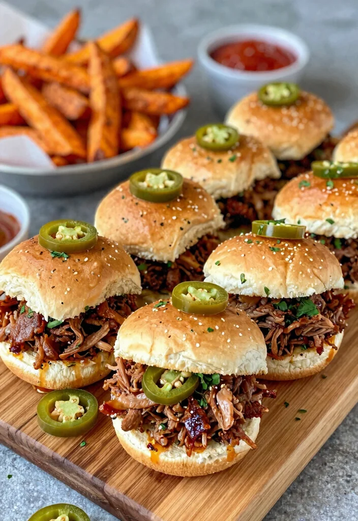 18 Crockpot Pulled Pork Recipes Perfect for Feeding a Crowd - 9. Jerk Pulled Pork Sliders 1