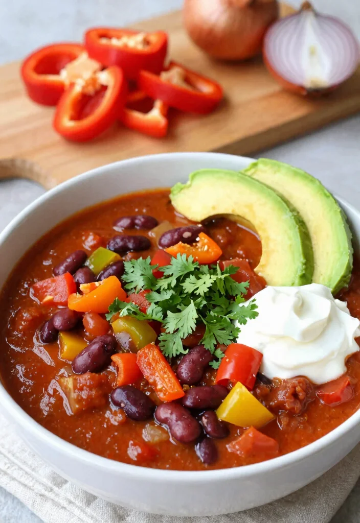 18 Crockpot Recipes Slow Cooker Everyday Essentials - 2. Vegetarian Chili 1