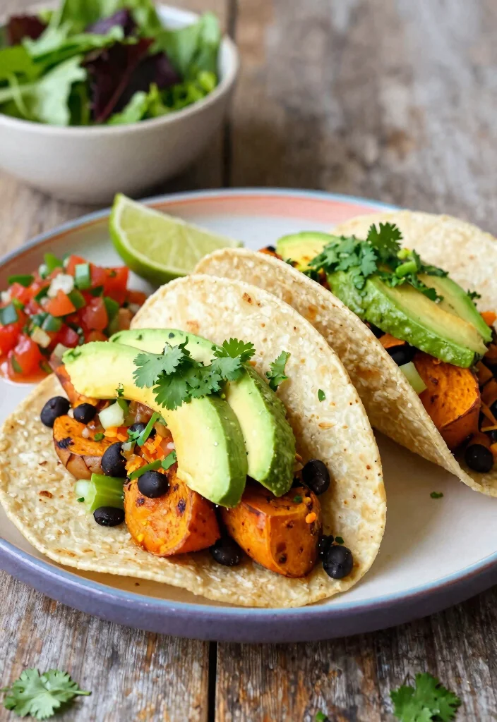 18 Crockpot Recipes Slow Cooker Everyday Essentials - 4. Sweet Potato and Black Bean Tacos 1